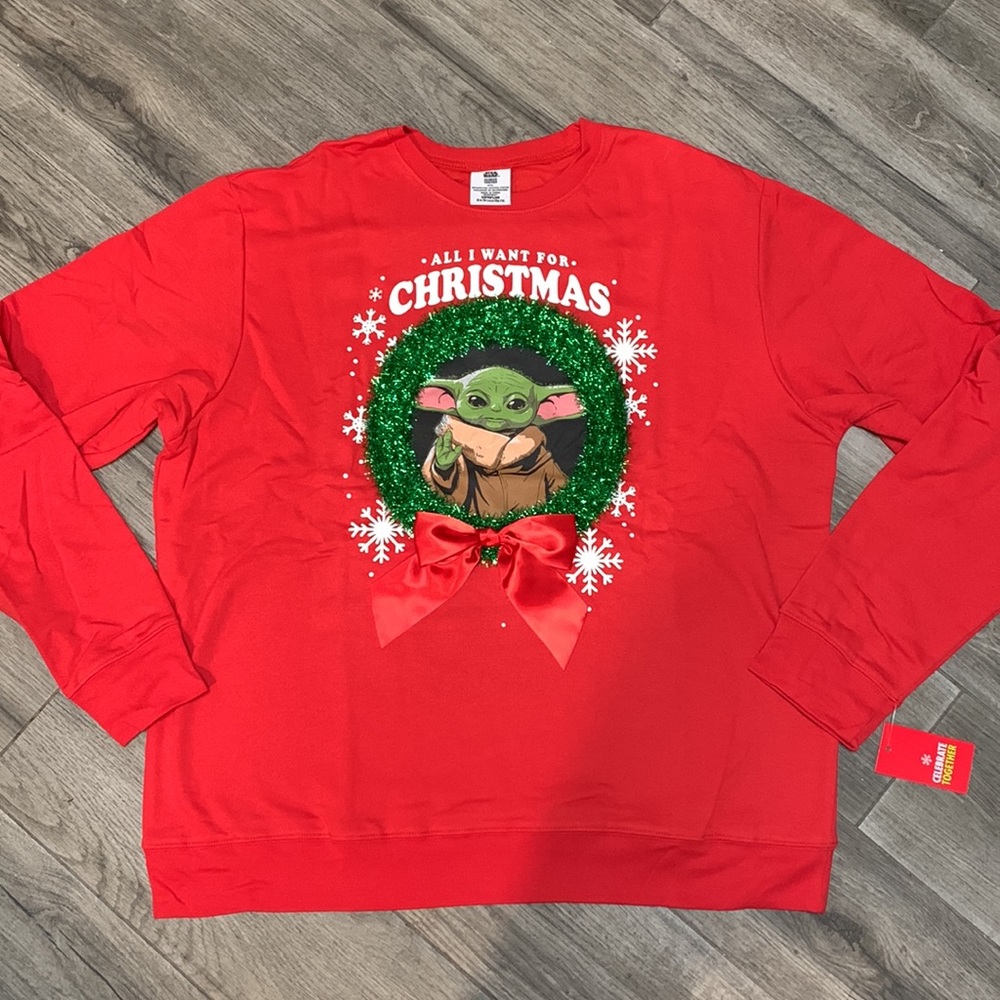 ⚡️ 🆕 Disney Star Wars Yoda Ugly Christmas Sweater - Picture 4 of 16